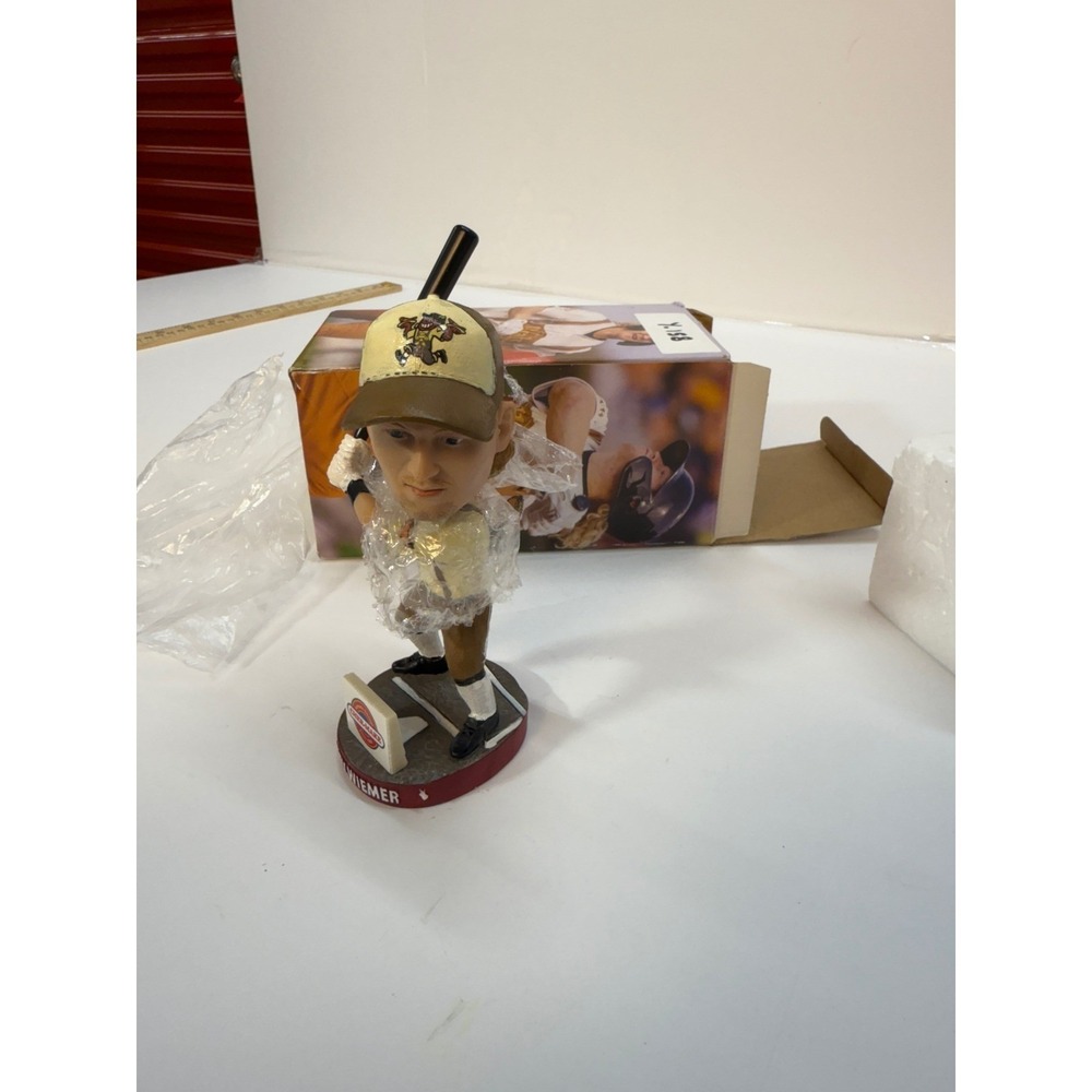 Joey Wiemer Bratoberfest Bobblehead Milwaukee Brewers Cher-Make SGA 9/9 Box